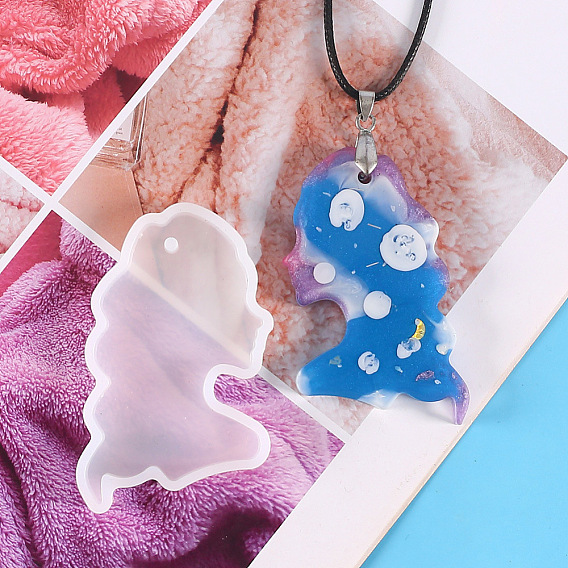 Diy созвездие тема pandant силиконовые формы, формы для литья смолы, для уф-смолы, изготовление ювелирных изделий из эпоксидной смолы