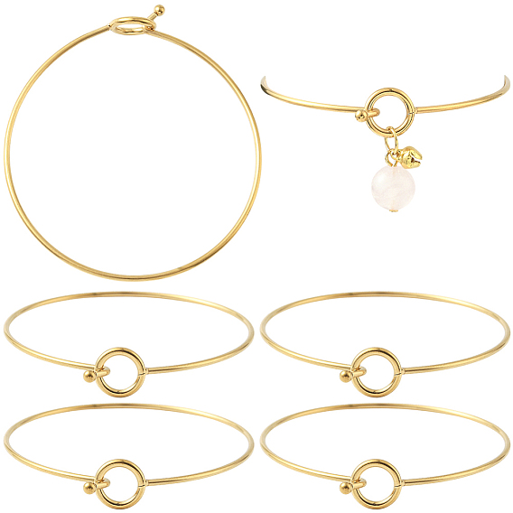 6 шт. 304 изготовление браслетов из нержавеющей стали