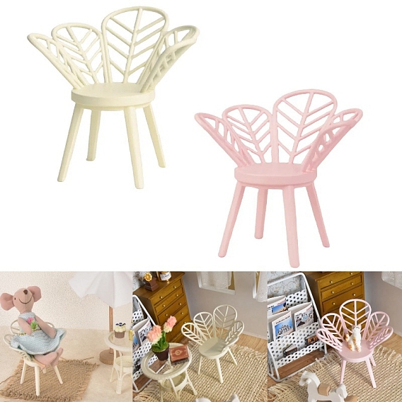 Мини-диван в форме цветка из смолы детский игровой домик игрушка кукла, аксессуары для кукольного домика с микро-ландшафтом, притворяясь опорными украшениями