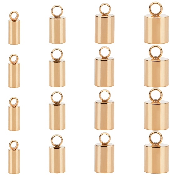 304 Stainless Steel Cord Ends, End Caps, Column
