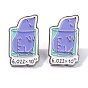 Broches de esmalte de aleación, pin de esmalte, para profesores estudiantes, con embragues de plástico, cubilete, constante de avogadro, Platino