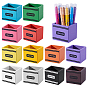 12шт. деревянный ящик для хранения цветных карандашей, прямоугольные