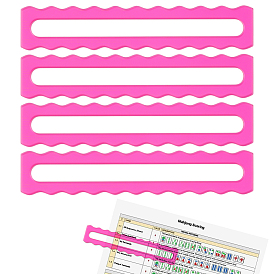 Акриловые доски для определения линий в маджонге, прямоугольные