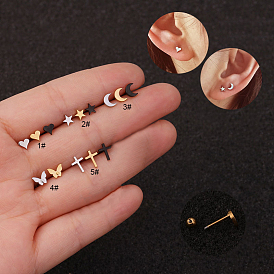 316l серьги из хирургической нержавеющей стали для хряща