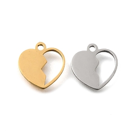 304 прелести нержавеющей стали, шарма сердца, лазерная резка