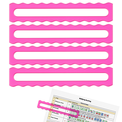 Акриловые доски для определения линий в маджонге, прямоугольные