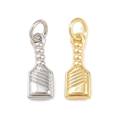 Латунные подвески, чары пиклбола, долгоиграющий, стойки покрытие, без свинца и без кадмия, с целью перехода в кольце