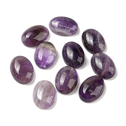 Oval Natural Amethyst Cabochons