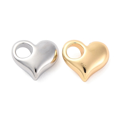 Латунные подвески, без кадмия, без никеля и без свинца, сердце прелести
