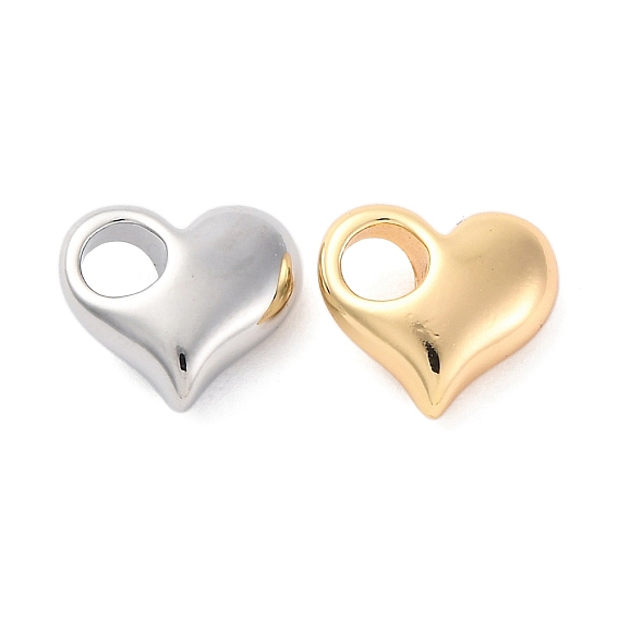 Латунные подвески, без кадмия, без никеля и без свинца, сердце прелести