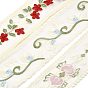 Polyester Flower Embroidery Lace Ribbon, Garment Accessories