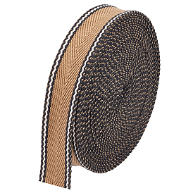 10 ярдов поликоттоновой (полиэстер-хлопковой) ленты, полосатая кромка ленты, для аксессуаров для одежды