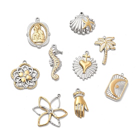 304 подвески из нержавеющей стали, золотые и нержавеющая сталь цвет