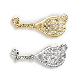 Латунные микро проложить кубического циркония подвески, долговечный, без кадмия и без свинца, стойки покрытие, ракетка