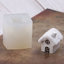House DIY Candle Silicone Molds, Fondant Molds, Resin Casting Molds, For UV Resin, Epoxy Resin Jewelry Making