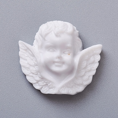 Crème colle résine cabachons, pour téléphone portable bricolage, opaque, style baroque, ange