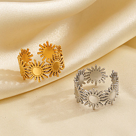 304 открытые кольца манжеты из нержавеющей стали, солнце