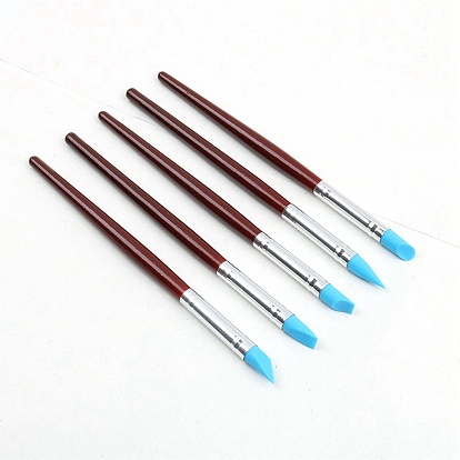 China Factory Silicone Polymer Clay Sculpting Tool Pen, with Wood  Penholder, Carving Pen Set for Clay Craft Calibre: 0.8cm, 5pcs/set in bulk  online 