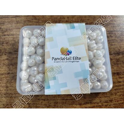 100Piezas de hilos de perlas de agua dulce cultivadas naturales, patata
