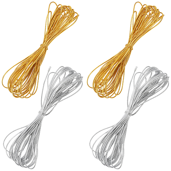 20м 2цвета круглый эластичный нейлоновый шнур, аксессуары для резинок для волос