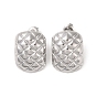 Rectangle 304 Stainless Steel Stud Earrings for Women