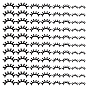 2Bags Felt Craft Doll Eyelash, for DIY Doll Toys Puppet Plush Animal Making