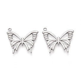 304 подвески из нержавеющей стали, бабочки прелести