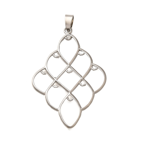 Латунные подвески, ромб, без кадмия и без свинца, долговечный, стойки покрытие, пятиконечную звезду