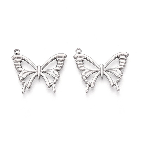 304 подвески из нержавеющей стали, бабочки прелести