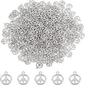 300шт. подвески из АБС-пластика с покрытием, знак мира, кольцо