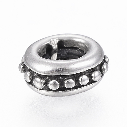 316 хирургические дистанционные бусины из нержавеющей стали, рондель
