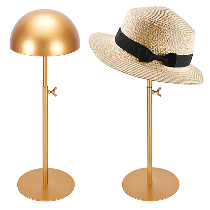 Регулируемые по высоте стенды для показа железных шляп, полукруглый