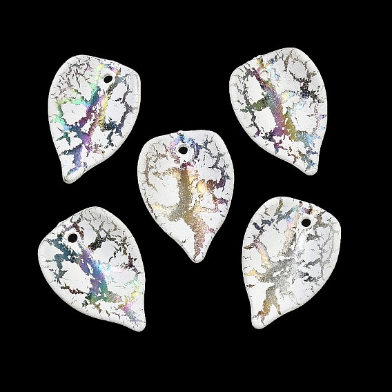Акриловые подвески с эффектом растрескивания при запекании краски, uv покрытие, лист прелести