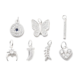 925 стерлингового серебра микро проложить кубического циркония подвески, с целью перехода в кольце