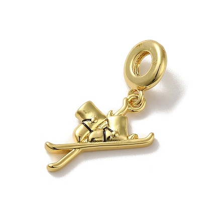 Покрытие стойки латунь микро-паве Clea без свинца и кадмия, коньки