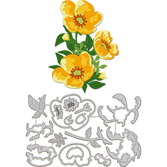 Углеродистая сталь разрезает трафареты, для diy scrapbooking, Фотоальбом, декоративная бумага для тиснения, цвет нержавеющей стали