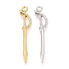 304 подвески из нержавеющей стали, меч