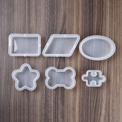 DIY силиконовые формы кулон, подвесные формы для литья из смолы, для уф-смолы, изготовление ювелирных изделий из эпоксидной смолы, белые