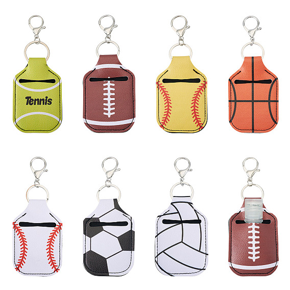 7 шт. 7 стили подвесные украшения из сплава искусственной кожи, для украшения рюкзака