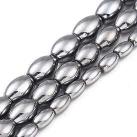 Brins de perles en pierre térahertz naturelle, baril