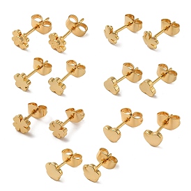 Brass Earrings, Real 18K Gold Plated