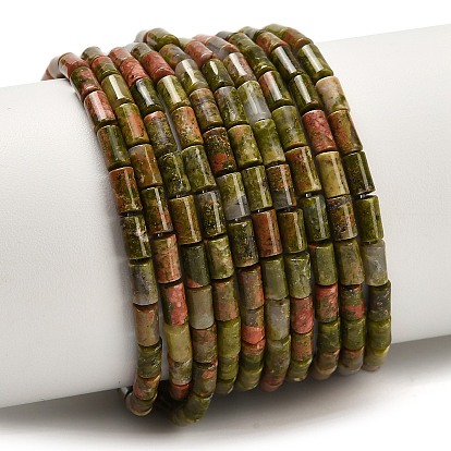 Природные Unakite бисер нитей, колонка