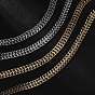 304 женские ожерелья-цепочки из нержавеющей стали с пшеничной цепочкой