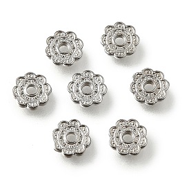 304 из нержавеющей стали разделительные бусины, цветок