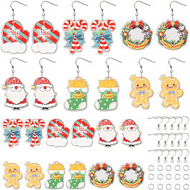 DIY Weihnachts-Sets zum Basteln von Acryl-Ohrhängern
