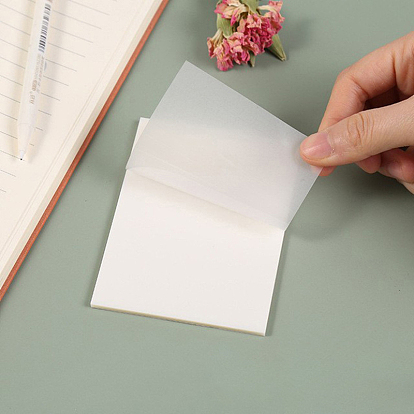 Bloc-notes notes autocollantes, onglets d'autocollants, pour la lecture de l'école de bureau, rectangle