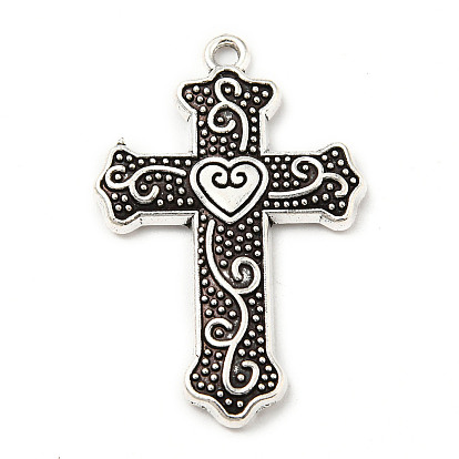 Tibetan Style Alloy Pendants, Cross
