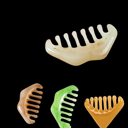 Массажные гребни из смолы, массажные инструменты для ухода за волосами рельеф тела