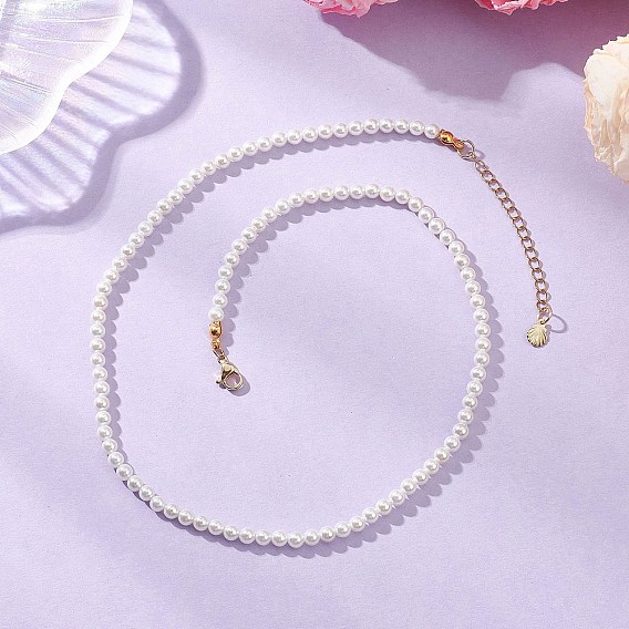 4мм белые круглые жемчужины-бусины, с 304 результатами из нержавеющей стали и латуни