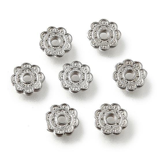 304 из нержавеющей стали разделительные бусины, цветок